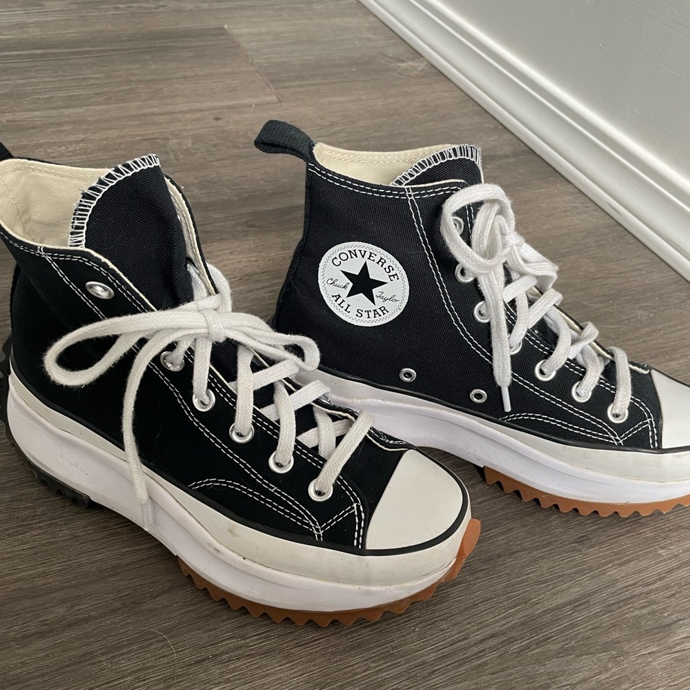 Women’s Converse Platform Black All Stars